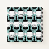 Hipster vin raisins journal alimentation apparieme (Dos)