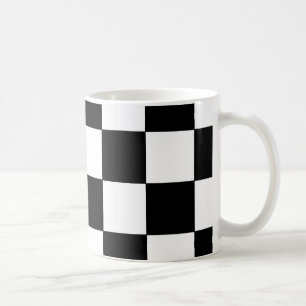 Hipster voor zwarte en witte toetsenbord koffiemok