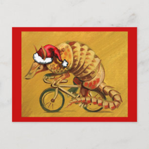 Hipster X-mas Armadillo Feestdagenkaart
