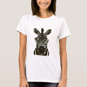Hipster-Zebra stijl T-shirt