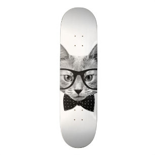  hipsterkat skateboard