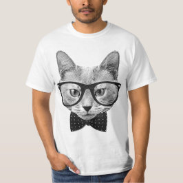  hipsterkat t-shirt