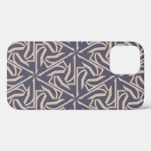 Hipsterpatroon met veelhoekige elementen. driehoek Case-Mate iPhone case (Achterkant (horizontaal))