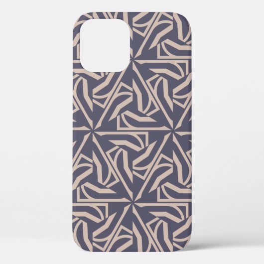 Hipsterpatroon met veelhoekige elementen. driehoek Case-Mate iPhone case (Achterkant)