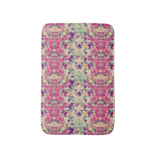  Hipsters Geometric Pattern. Badmat (Voorkant Verticaal)