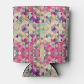  Hipsters Geometric Pattern. Blikjeskoeler (Voorkant)