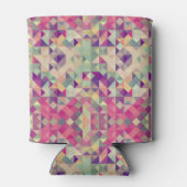  Hipsters Geometric Pattern. Blikjeskoeler (Achterkant)