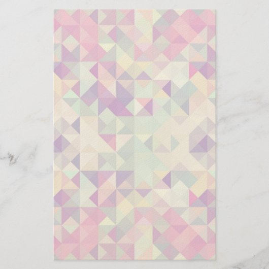  Hipsters Geometric Pattern. Briefpapier (Voorkant)