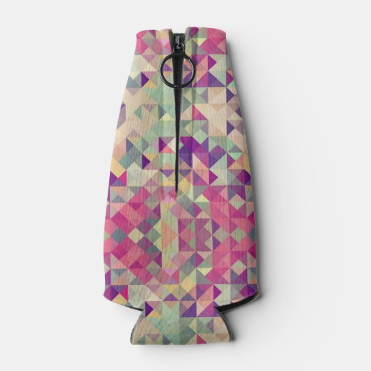  Hipsters Geometric Pattern. Flesjeskoeler (Achterkant)