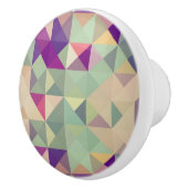 Hipsters Geometric Pattern. Keramische Knop (Rechts)