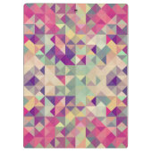 Hipsters Geometric Pattern. Klembord (Achterkant)