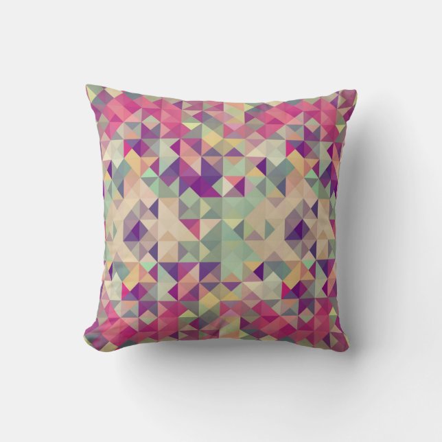  Hipsters Geometric Pattern. Kussen (Voorkant)