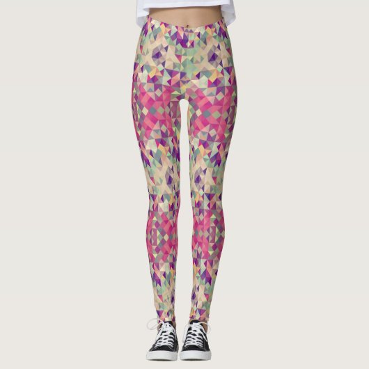  Hipsters Geometric Pattern. Leggings (Voorkant)