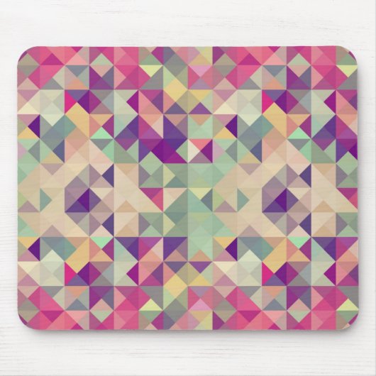  Hipsters Geometric Pattern. Muismat (Voorkant)