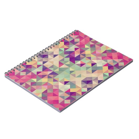  Hipsters Geometric Pattern. Notitieboek (Linkerzijde)