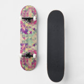 Hipsters Geometric Pattern. Skateboard (Voorkant)