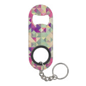 Hipsters Geometric Pattern. Sleutelhanger Flessenopener (Achterkant)