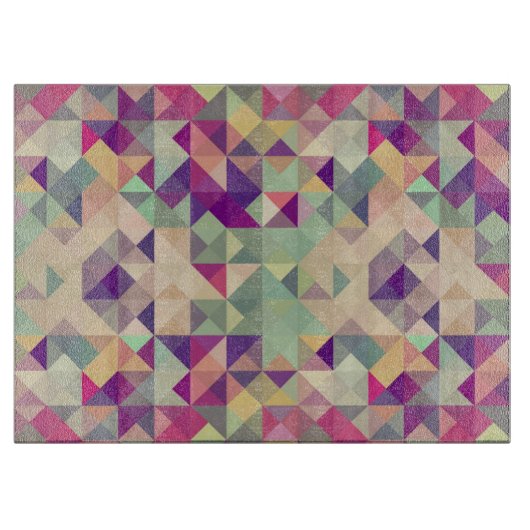  Hipsters Geometric Pattern. Snijplank (Voorkant)