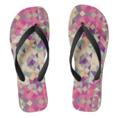 Hipsters Geometric Pattern. Teenslippers (Voetbed)