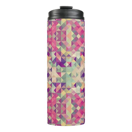  Hipsters Geometric Pattern. Thermosbeker (Voorkant)