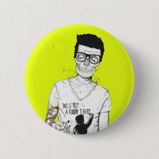 Hipsters niet dood ronde button 5,7 cm