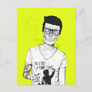 hipsters zijn niet dood briefkaart