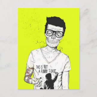 hipsters zijn niet dood briefkaart