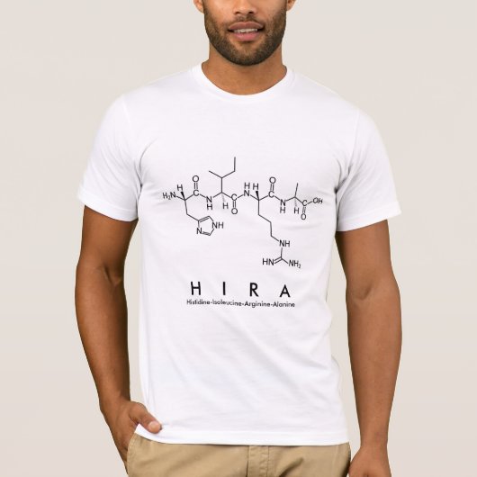 Hira peptide name shirt (Voorkant)