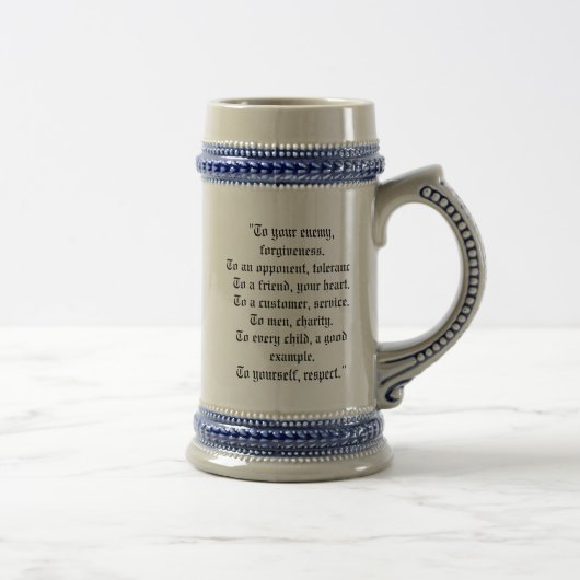 Hiram Abiff Freemason Beer Stein Bierpul (Rechts)