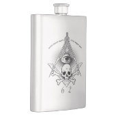 Hiram Abiff Freemason-kolf Flacon (Rechts)