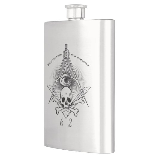 Hiram Abiff Freemason-kolf Flacon (Links)