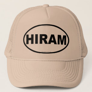 HIRAM Oval Trucker Hat Trucker Pet