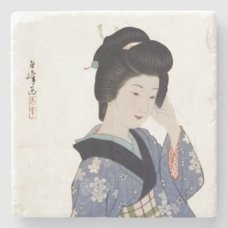 Hirano Hakuho's jonge meisje Stenen Onderzetter