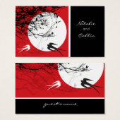 Hirondelles orientales à la lune Mod Wedding Party (Devant & derrière)