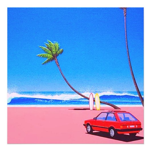 Hiroshi nagai art foto afdruk (Voorkant)