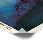 Hiroshi Yoshida Kumoi Cherry Trees Poster (Hoek)