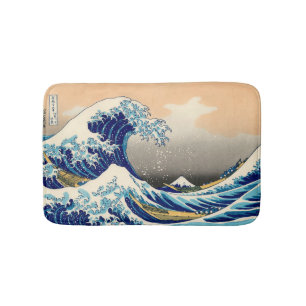 Hiroshige de Grote Golf van Kanagawa Badmat