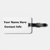 Hiroshige de Grote Golf van Kanagawa Bagagelabel (Achterkant horizontaal)