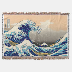Hiroshige de Grote Golf van Kanagawa Deken