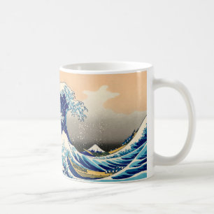 Hiroshige de Grote Golf van Kanagawa Koffiemok