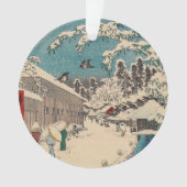 Hiroshige hiver paysage Japon pays (devant)