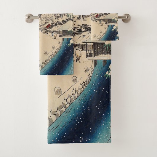 Hiroshige hiver paysage Japon pays (En situation)