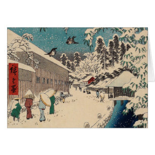 Hiroshige winterlandschap Japan land