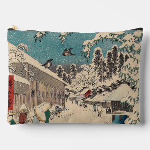 Hiroshige winterlandschap Japan ukiyo-e antiek Etui