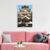 Hiroshima Castle 広 島 城, Hiroshima, Japan Canvas Afdruk (Insitu (Woonkamer))