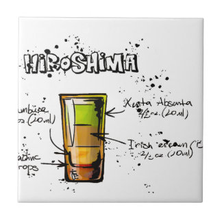 Hiroshima Cocktail Recipe Tegeltje