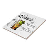 Hiroshima Cocktail Recipe Tegeltje (Zijkant)