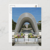 Hiroshima Herdenkings-Cenotaaf Briefkaart (Voorkant / Achterkant)