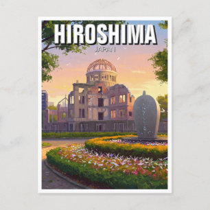 Hiroshima Japan Vredeskoepel Reis Briefkaart