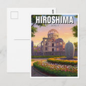 Hiroshima Japan Vredeskoepel Reis Briefkaart (Voorkant / Achterkant)